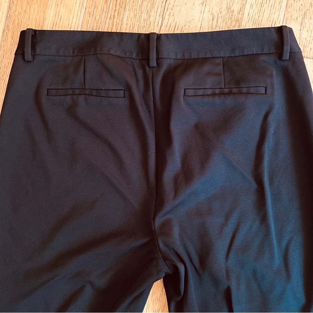 Elie Tahari Nordstrom Exclusive Black Cropped Skinny Ankle Trousers Pants sz 12 - Picture 9 of 10
